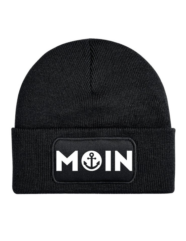 Youth Designz Beanie Unisex Kinder Beanie Mütze "Moin schlichter Anker" Print Geschenk mit lustigen und stylischen Aufdruck für Jungen und Mädchen Statement von Youth Designz