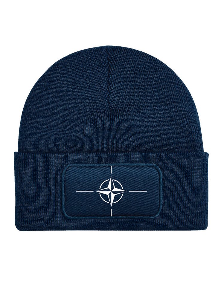 Youth Designz Beanie Unisex Kinder Beanie Mütze "NATO" Europäische Mächte Print Geschenk mit lustigen und stylischen Aufdruck für Jungen und Mädchen Statement von Youth Designz