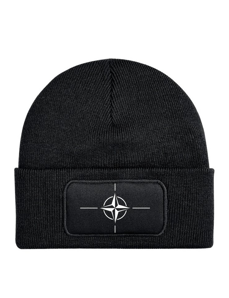 Youth Designz Beanie Unisex Kinder Beanie Mütze "NATO" Europäische Mächte Print Geschenk mit lustigen und stylischen Aufdruck für Jungen und Mädchen Statement von Youth Designz