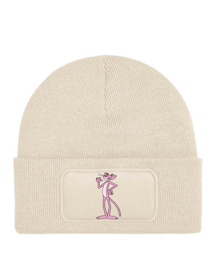 Youth Designz Beanie Unisex Kinder Beanie Mütze "Pink Phanter" Cartoon Fun-Print Geschenk mit lustigen und stylischen Aufdruck für Jungen und Mädchen Statement von Youth Designz