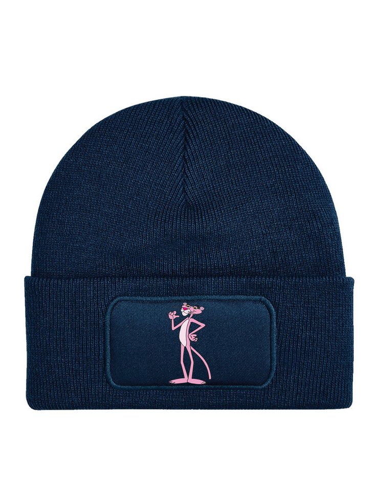 Youth Designz Beanie Unisex Kinder Beanie Mütze "Pink Phanter" Cartoon Fun-Print Geschenk mit lustigen und stylischen Aufdruck für Jungen und Mädchen Statement von Youth Designz