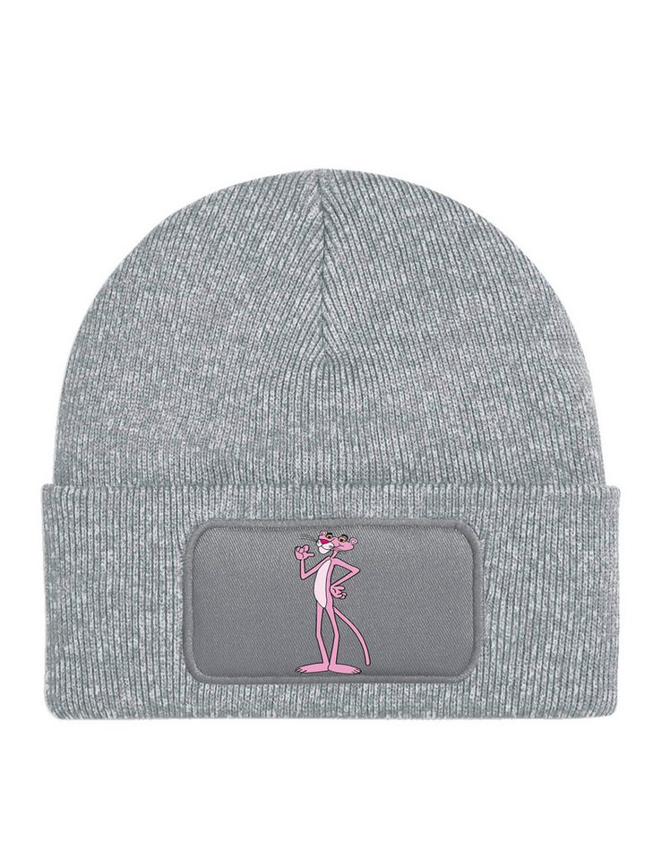 Youth Designz Beanie Unisex Kinder Beanie Mütze "Pink Phanter" Cartoon Fun-Print Geschenk mit lustigen und stylischen Aufdruck für Jungen und Mädchen Statement von Youth Designz