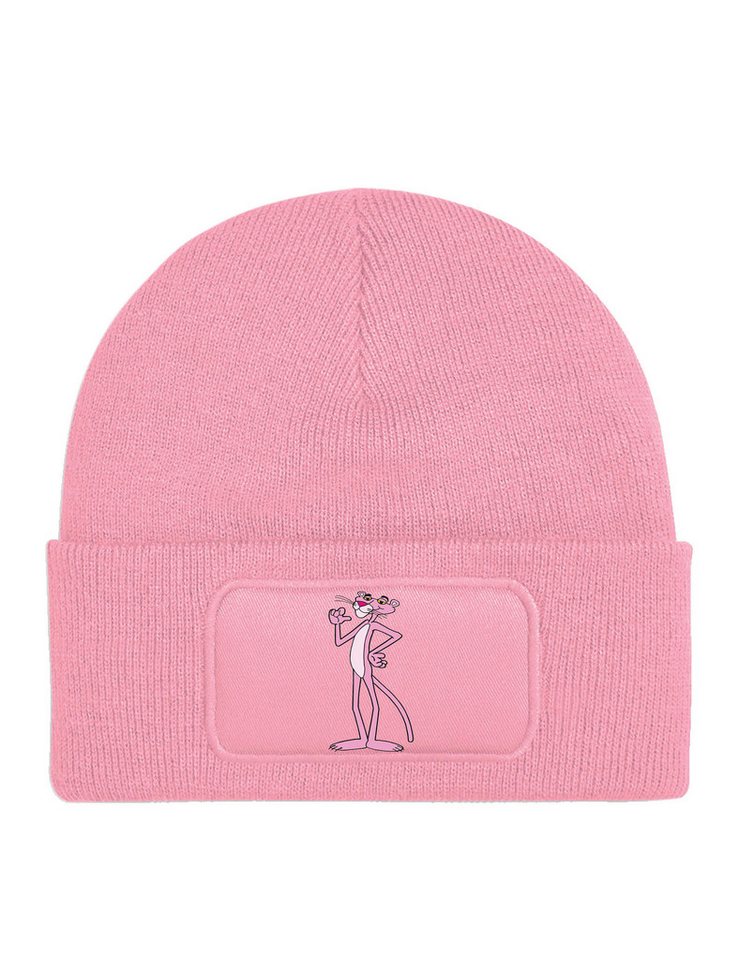 Youth Designz Beanie Unisex Kinder Beanie Mütze "Pink Phanter" Cartoon Fun-Print Geschenk mit lustigen und stylischen Aufdruck für Jungen und Mädchen Statement von Youth Designz