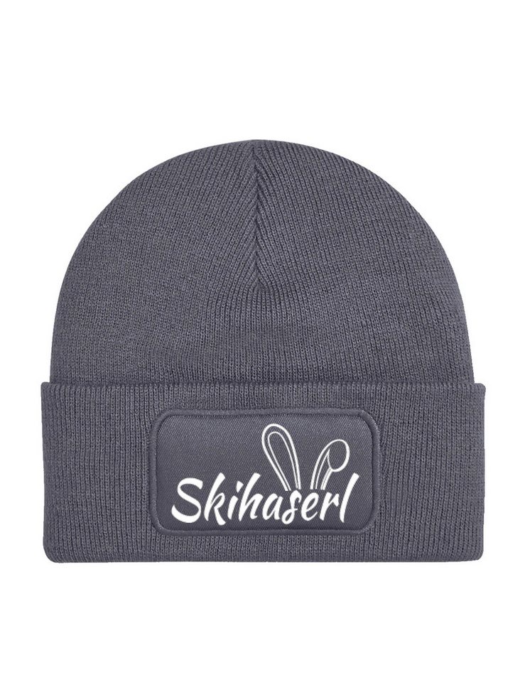 Youth Designz Beanie Unisex ⁠Skihaserl Beanie Mütze für Damen und Herren Geschenk Statement mit lustigem Spruch Print für Frauen von Youth Designz