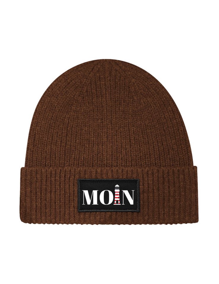 Youth Designz Beanie Unisex Strick Beanie Mütze mit Moin Leuchtturm Aufdruck Geschenk mit lustigen Print für Damen und Herren von Youth Designz