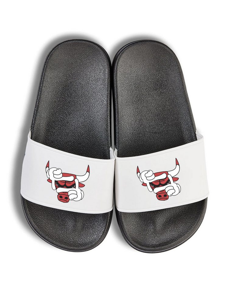 Youth Designz Bulls Kinder Badelatschen Flip Flops Fun-Print Badeschuh mit coolen Aufdruck für Kinder von Youth Designz