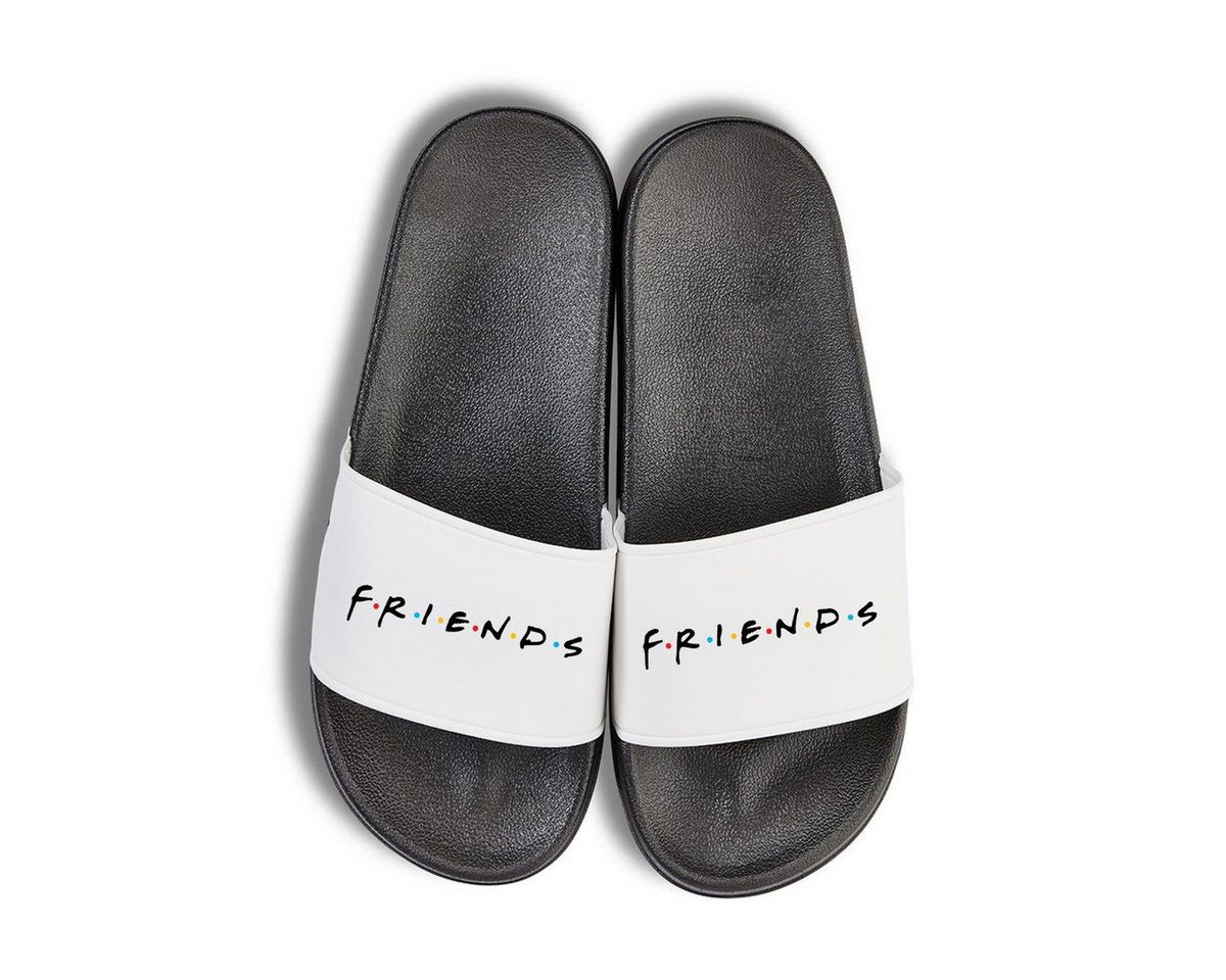 Youth Designz Friends Unisex Badelatschen Flip Flops Badeschuh mit lustigen Logo für Damen und Herren von Youth Designz