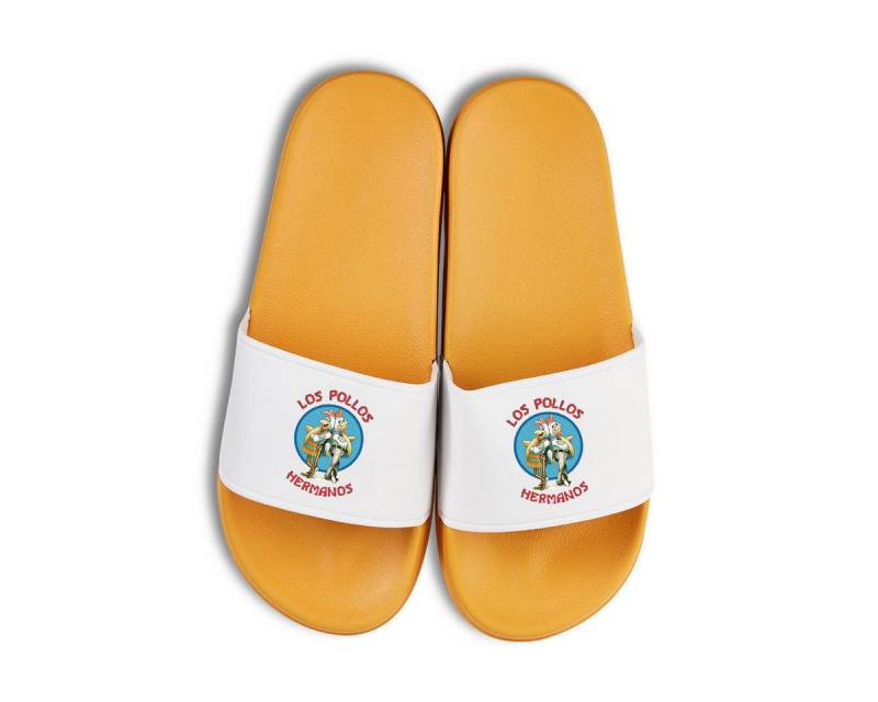 Youth Designz Hermanos Unisex Badelatschen Flip Flops Badeschuh mit lustigen Logo für Herren & Damen von Youth Designz