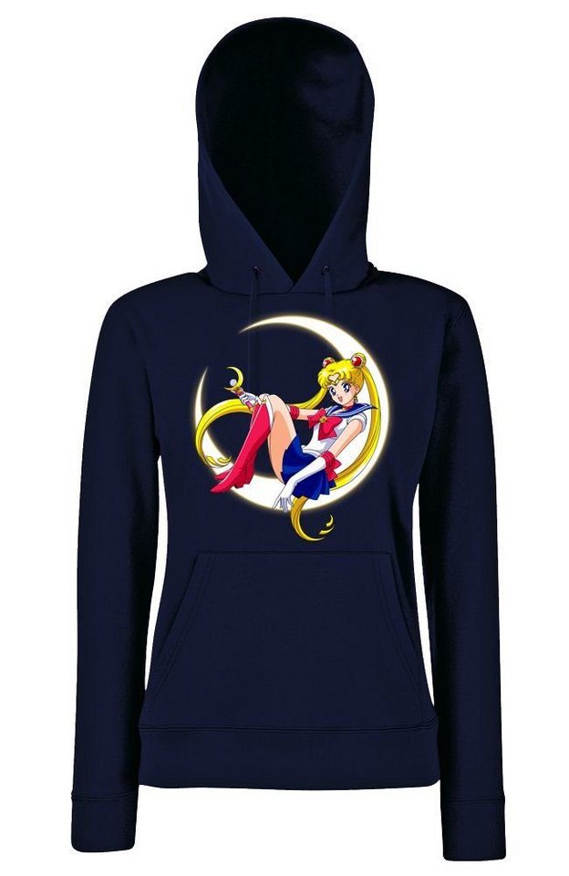 Youth Designz Hoodie Sailor Moon Damen Kapuzenpullover Frauen Hoodie mit modischem Manga Anime Print von Youth Designz