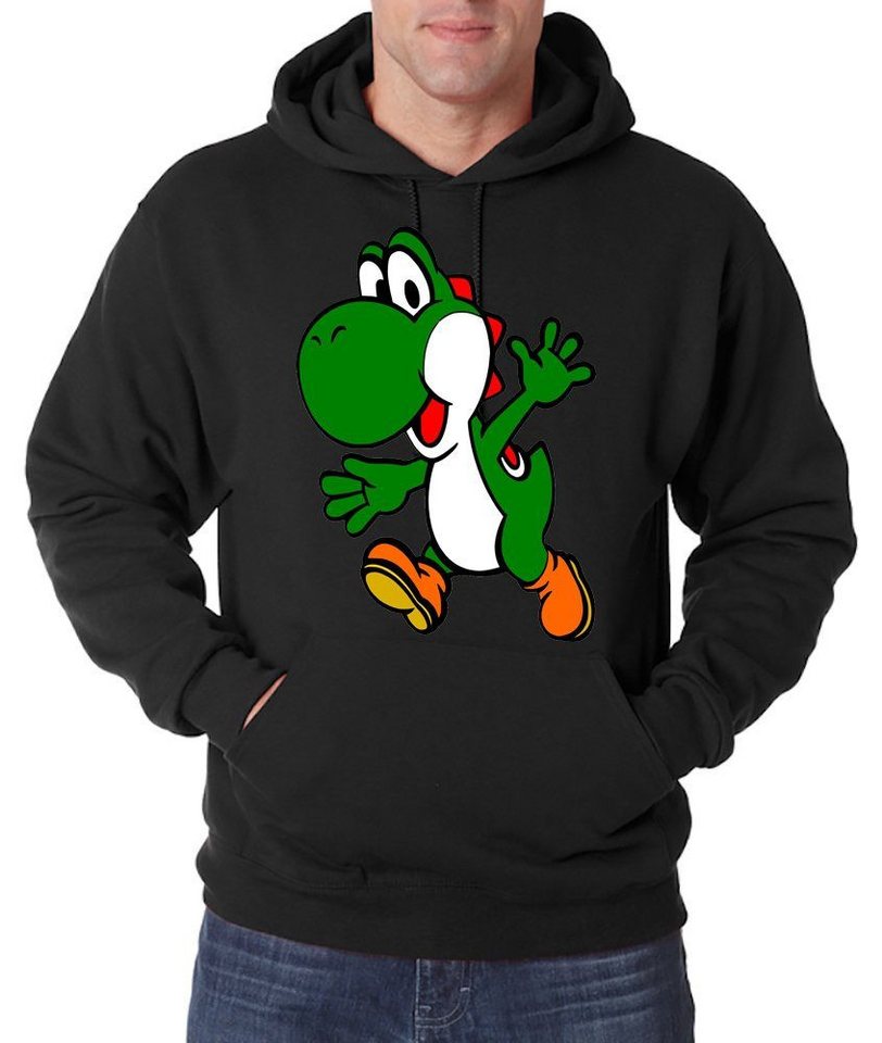 Youth Designz Hoodie Yoshi Herren Hoodie Pullover mit Retro Gaming Print von Youth Designz