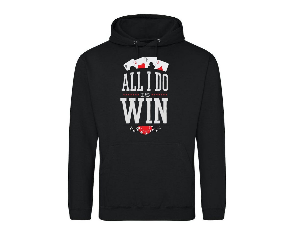 Youth Designz Kapuzenpullover All I Do Is Win Herren Hoodie Pullover mit lustigem Frontprint von Youth Designz