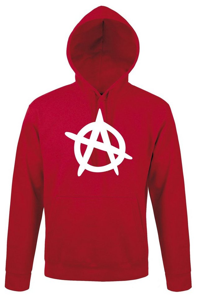 Youth Designz Kapuzenpullover Anarchy A Herren Hoodie Pullover mit modischem Print von Youth Designz