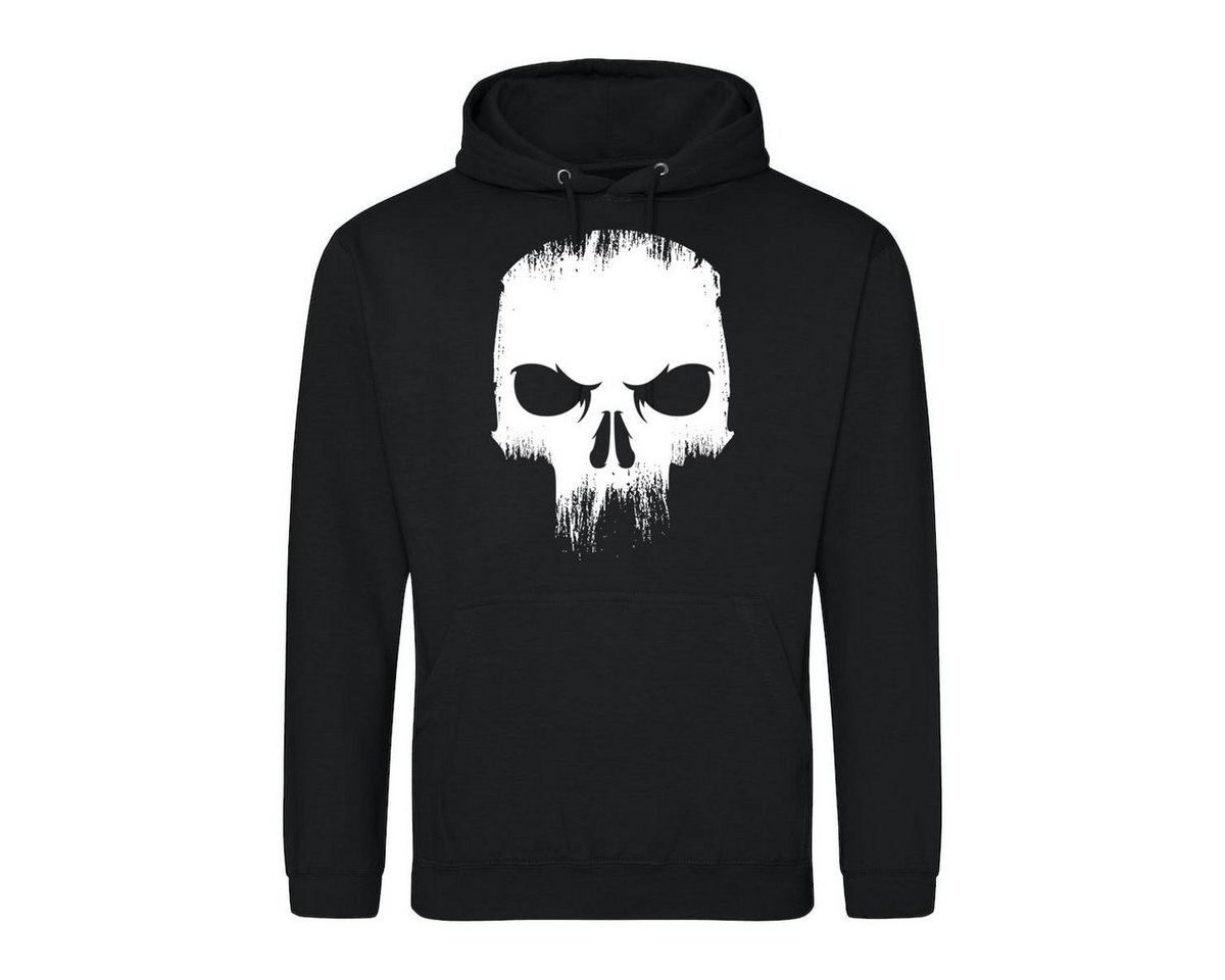 Youth Designz Kapuzenpullover Angry Skull Totenkopf Herren Hoodie Pullover mit trendigem Frontprint von Youth Designz