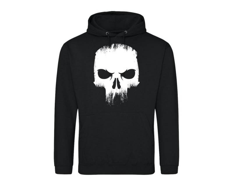 Youth Designz Kapuzenpullover Angry Skull Totenkopf Herren Hoodie Pullover mit trendigem Frontprint von Youth Designz
