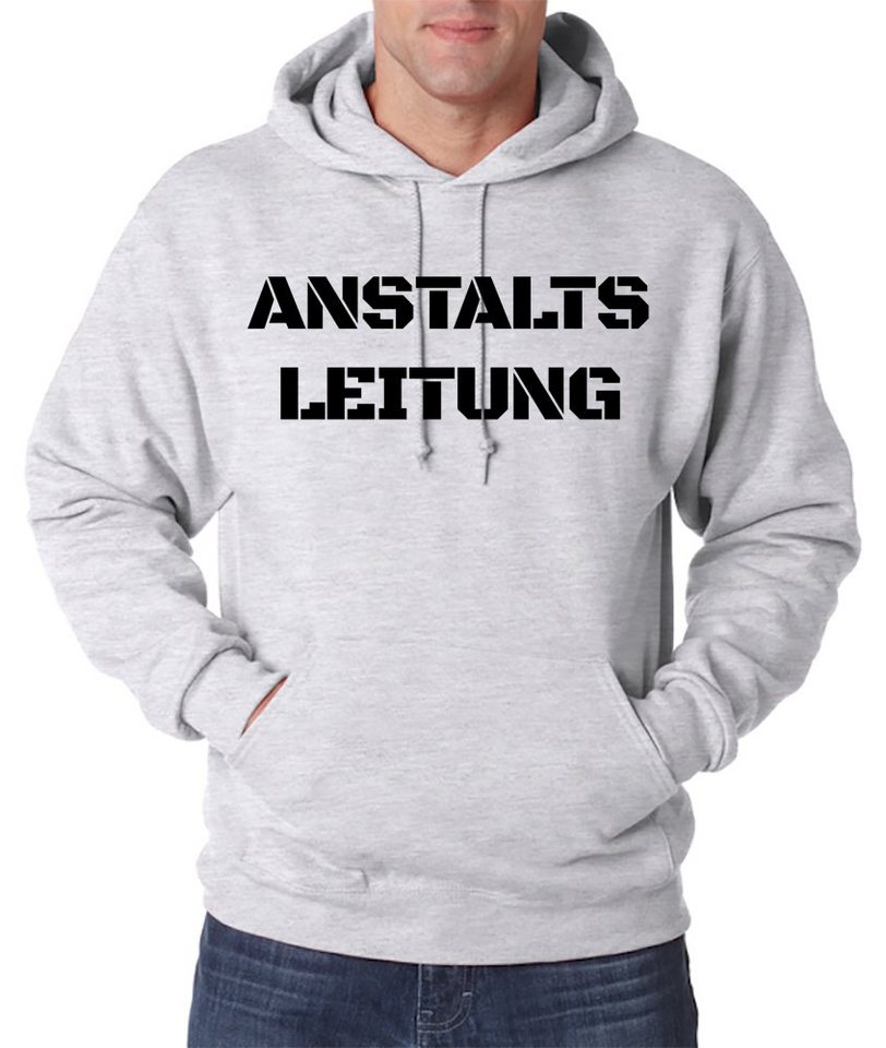 Youth Designz Kapuzenpullover Anstaltsleitung Herren Hoodie Pullover mit lustigem Frontprint von Youth Designz