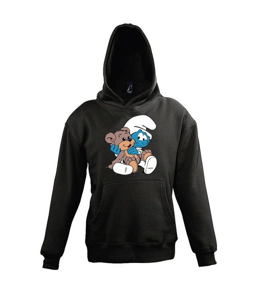 Youth Designz Kapuzenpullover Baby Schlumpf Kinder Hoodie Pullover für Jungen und Mädchen mit modischem Print von Youth Designz