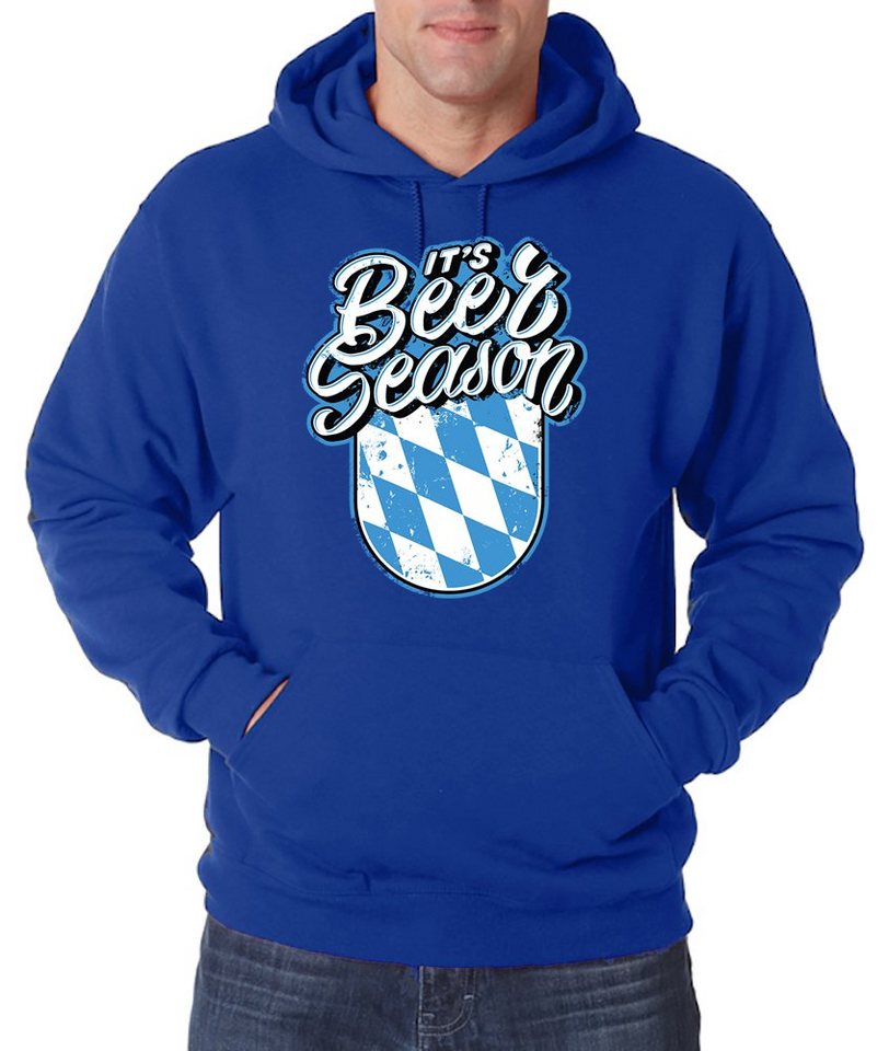 Youth Designz Kapuzenpullover Bayern Beer Season Herren Hoodie Pullover mit trendigem Frontprint von Youth Designz