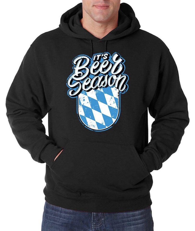 Youth Designz Kapuzenpullover Bayern Beer Season Herren Hoodie Pullover mit trendigem Frontprint von Youth Designz