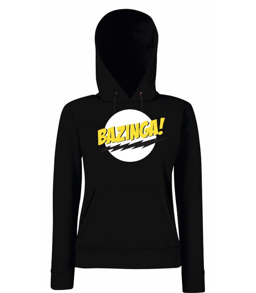 Youth Designz Kapuzenpullover Bazinga Damen Hoodie Pullover Mit lustigem Serien Print von Youth Designz