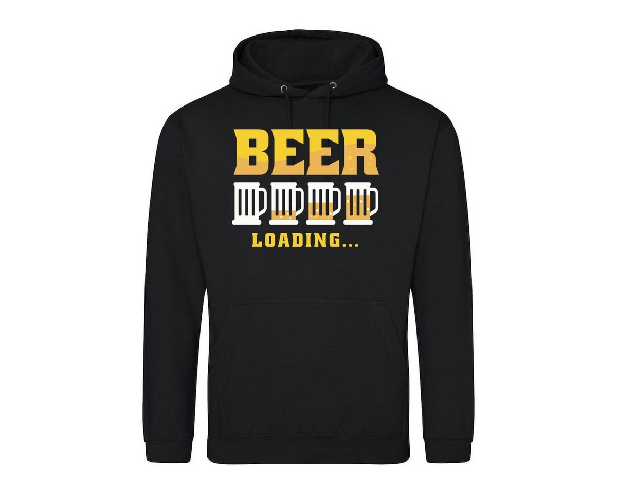 Youth Designz Kapuzenpullover Beer Loading Herren Hoodie Pullover mit trendigem Frontprint von Youth Designz