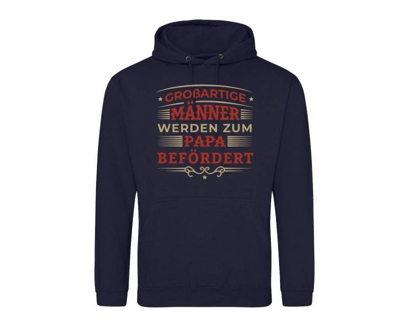 Youth Designz Kapuzenpullover Beförderung Zum Papa Herren Hoodie Pullover mit trendigem Frontprint von Youth Designz