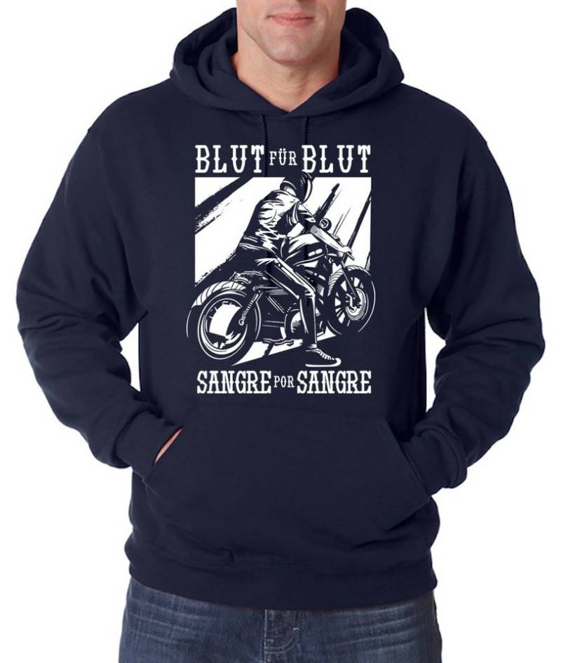 Youth Designz Kapuzenpullover "Blut für Blut - Sangre Por Sangre" Herren Hoodie Pullover mit trendigem Frontprint Youth Designz Kapuzenpullover "Blut für Blut - Sangre Por Sangre" Herren Hoodie Pullover mit trendigem Frontprint von Youth Designz