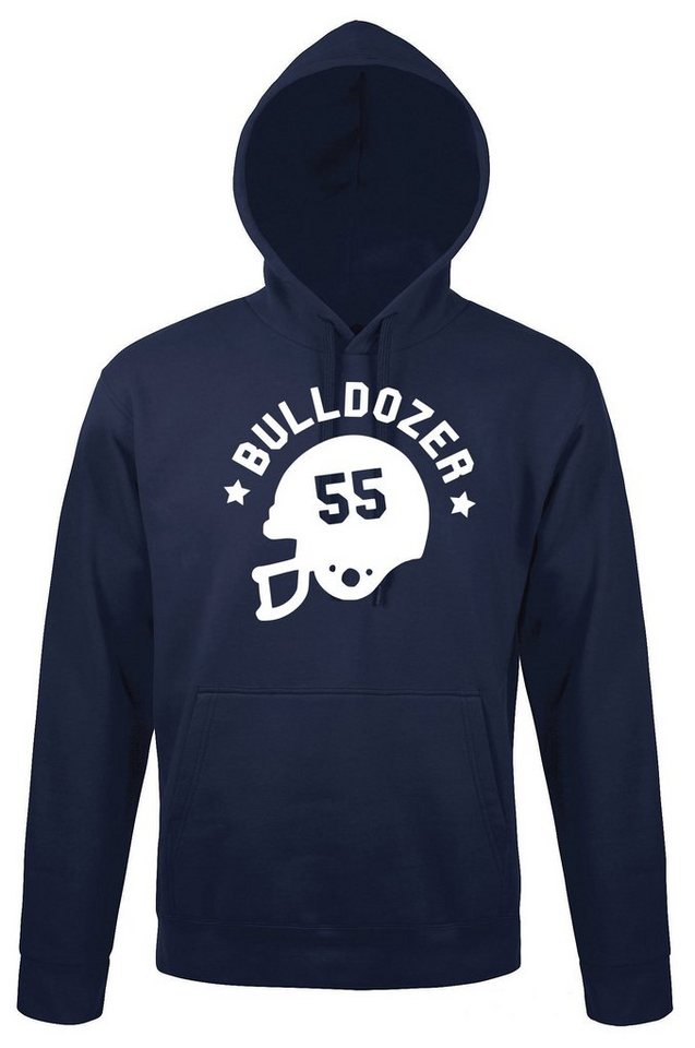 Youth Designz Kapuzenpullover Bulldozer Herren Hoodie Pullover mit modischem Print von Youth Designz