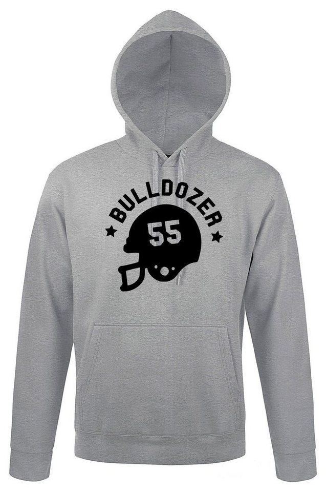 Youth Designz Kapuzenpullover Bulldozer Herren Hoodie Pullover mit modischem Print von Youth Designz