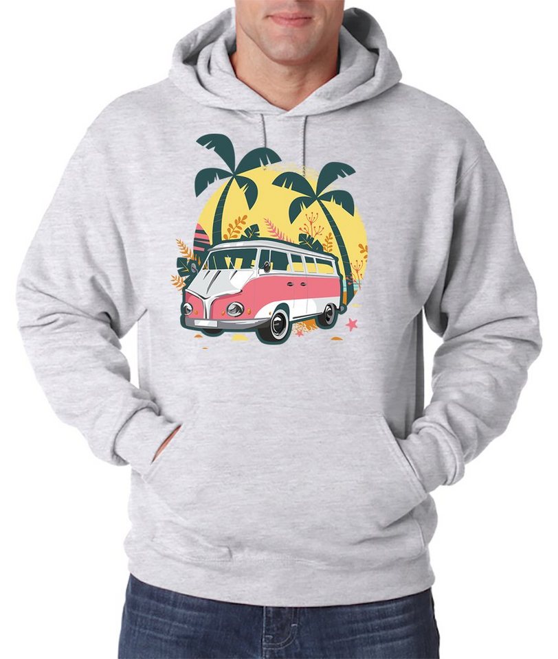 Youth Designz Kapuzenpullover Bully Bus Urlaub Herren Hoodie Pullover mit trendigem Frontprint von Youth Designz