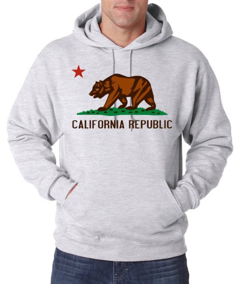 Youth Designz Kapuzenpullover California Republic Herren Hoodie Pullover mit trendigem Frontprint Youth Designz Kapuzenpullover California Republic Herren Hoodie Pullover mit trendigem Frontprint von Youth Designz
