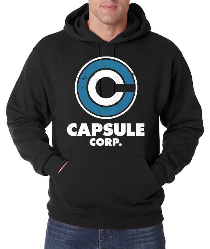 Youth Designz Kapuzenpullover CapsuleCorp Herren Hoodie Pullover von Youth Designz