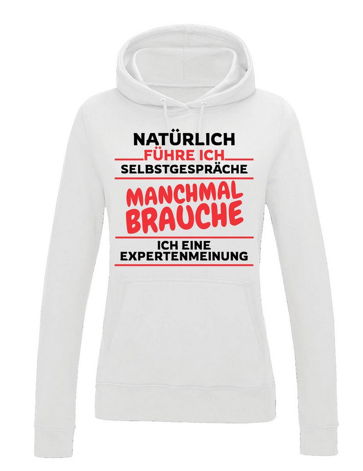Youth Designz Kapuzenpullover "Selbstgespräche" Damen Hoodie Pullover mit lustigen Print Geschenk mit witzigen Aufdruck für Frauen von Youth Designz