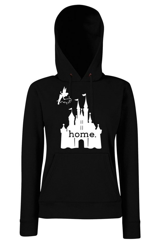 Youth Designz Kapuzenpullover Damen Hoodie Pullover Home Märchen Schloss mit modischem Burg Print von Youth Designz