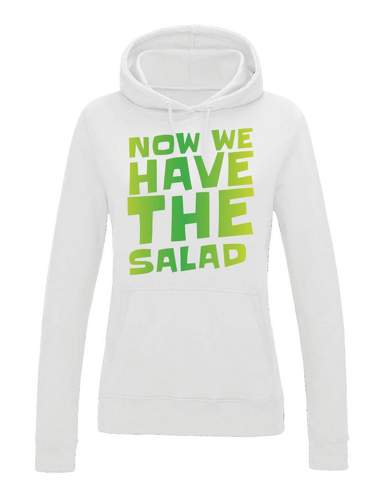Youth Designz Kapuzenpullover "Jetzt haben wir denn Salat" Damen Hoodie Pullover witzig Aufdruck mit lustigen Print für Frauen von Youth Designz
