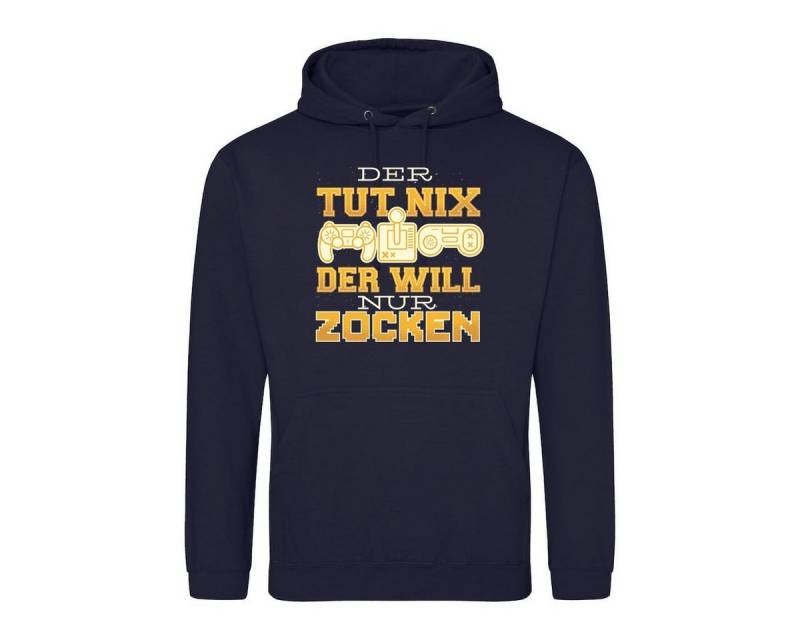 Youth Designz Kapuzenpullover "Der Tut Nix, Der Will Nur Zocken" Herren Hoodie Pullover mit trendigem Frontprint Youth Designz Kapuzenpullover "Der Tut Nix, Der Will Nur Zocken" Herren Hoodie Pullover mit trendigem Frontprint von Youth Designz