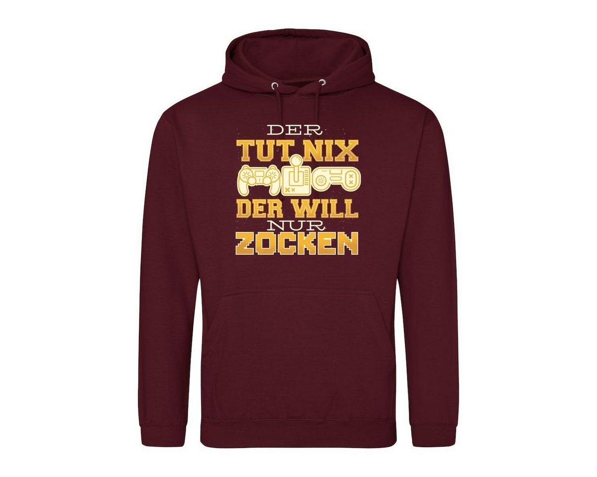Youth Designz Kapuzenpullover "Der Tut Nix, Der Will Nur Zocken" Herren Hoodie Pullover mit trendigem Frontprint Youth Designz Kapuzenpullover "Der Tut Nix, Der Will Nur Zocken" Herren Hoodie Pullover mit trendigem Frontprint von Youth Designz