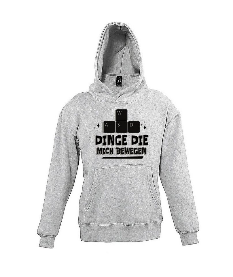 Youth Designz Kapuzenpullover Dinge Die Mich Bewegen Kinder Hoodie mit lustigem Gaming Frontprint von Youth Designz