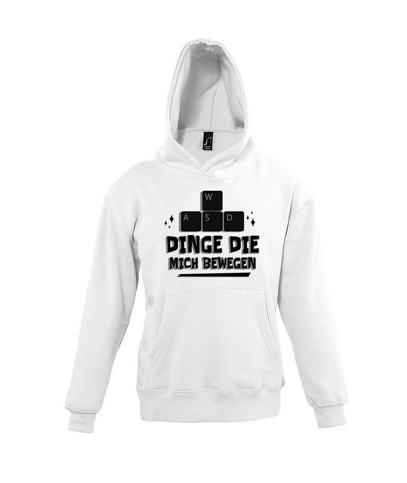 Youth Designz Kapuzenpullover Dinge Die Mich Bewegen Kinder Hoodie mit lustigem Gaming Frontprint von Youth Designz