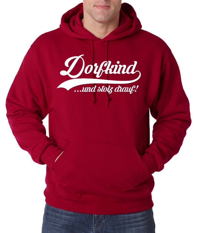 Youth Designz Kapuzenpullover Dorfkind Herren Hoodie Pullover mit lustigem Frontprint Youth Designz Kapuzenpullover Dorfkind Herren Hoodie Pullover mit lustigem Frontprint von Youth Designz