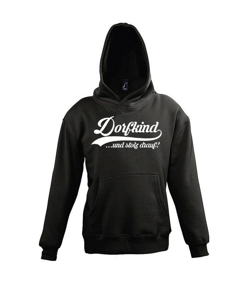 Youth Designz Kapuzenpullover Dorfkind Kinder Hoodie Pullover mit lustigem Frontprint von Youth Designz