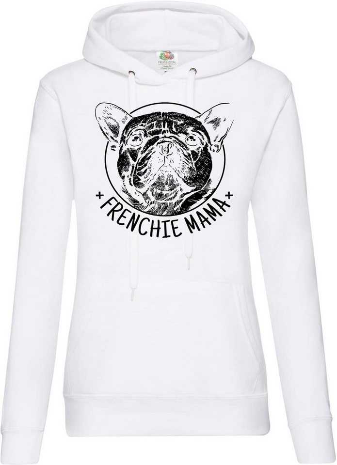 Youth Designz Kapuzenpullover Frenchie Bulldog Mama Damen Hoodie mit Trendigem Frontdruck von Youth Designz