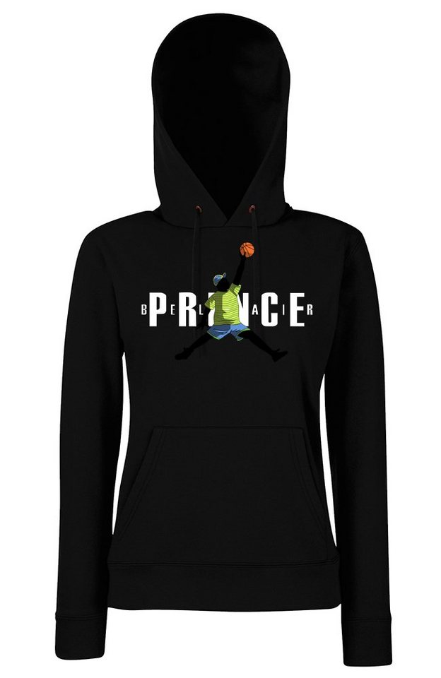 Youth Designz Kapuzenpullover Fresh Prince Damen Hoodie Pullover mit modischem Print von Youth Designz