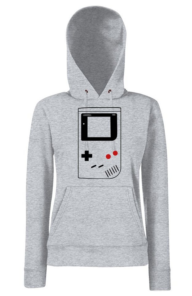 Youth Designz Kapuzenpullover Gameboy Damen Hoodie Pullover mit Retro Gameboy Frontprint von Youth Designz