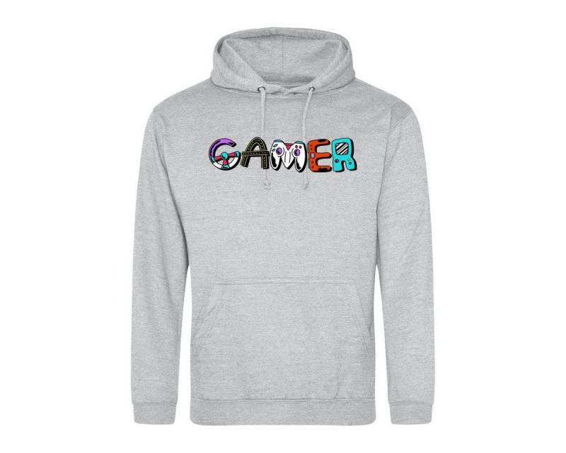 Youth Designz Kapuzenpullover Gamer Herren Hoodie Pullover mit trendigem Frontprint von Youth Designz