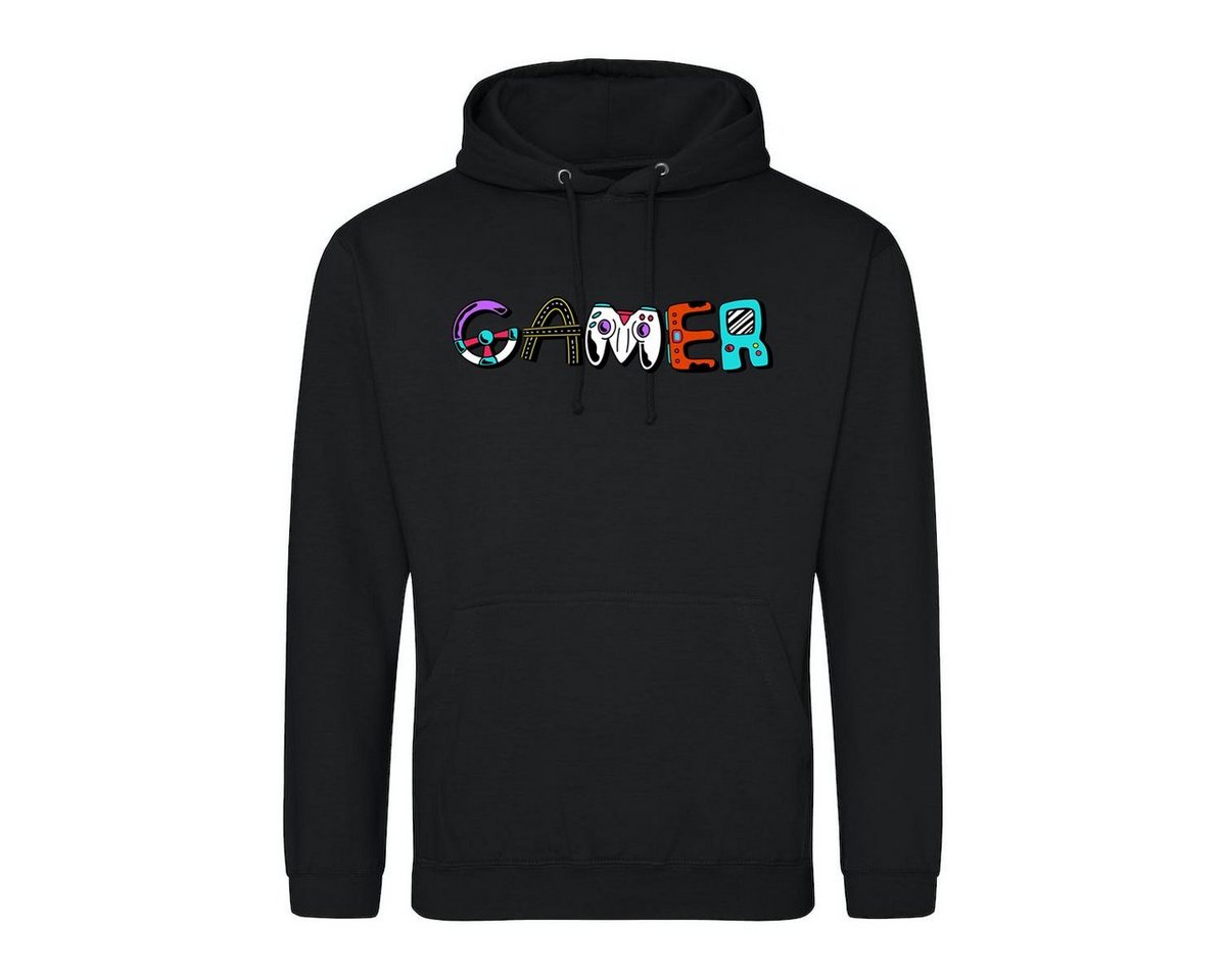 Youth Designz Kapuzenpullover Gamer Herren Hoodie Pullover mit trendigem Frontprint von Youth Designz