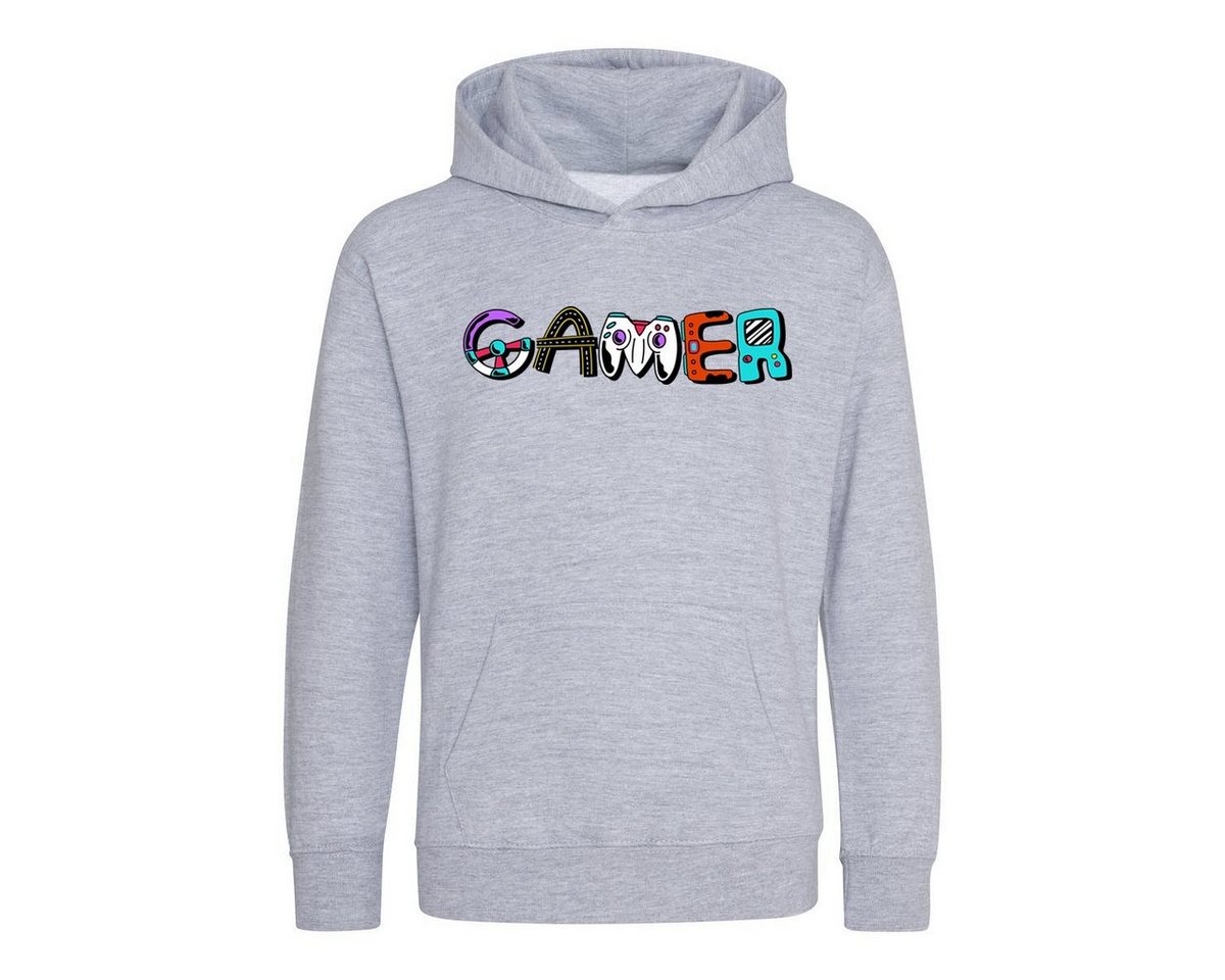 Youth Designz Kapuzenpullover Gamer Kinder Hoodie Pullover für Jungen mit trendigem Frontprint von Youth Designz