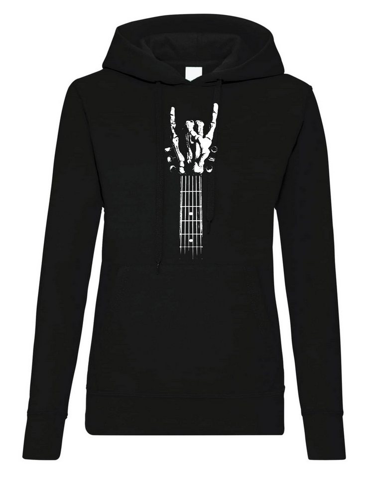 Youth Designz Kapuzenpullover Gitarre Rock Damen Hoodie Pullover mit lustigem Print von Youth Designz
