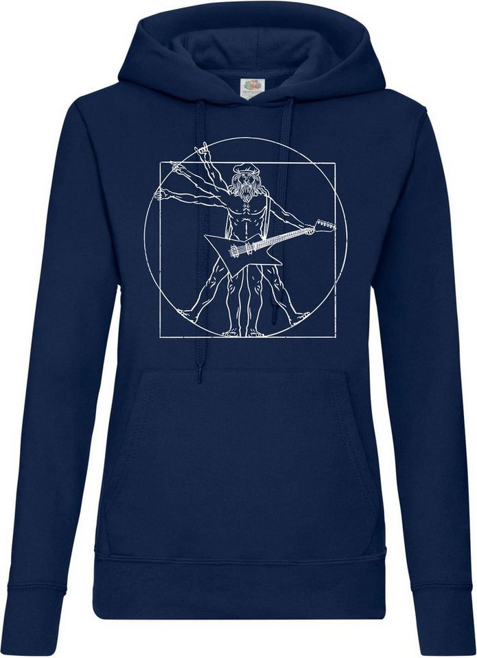 Youth Designz Kapuzenpullover Gitarre Rock N Roll Damen Hoodie Pullover mit Trendigem Frontdruck Youth Designz Kapuzenpullover Gitarre Rock N Roll Damen Hoodie Pullover mit Trendigem Frontdruck von Youth Designz