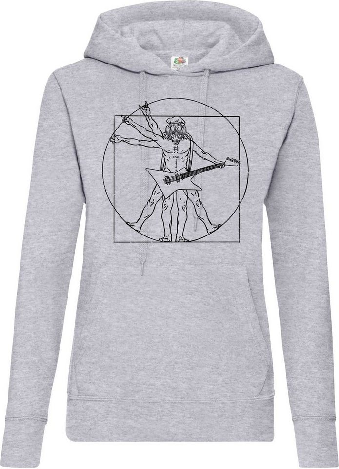 Youth Designz Kapuzenpullover Gitarre Rock N Roll Damen Hoodie Pullover mit Trendigem Frontdruck von Youth Designz