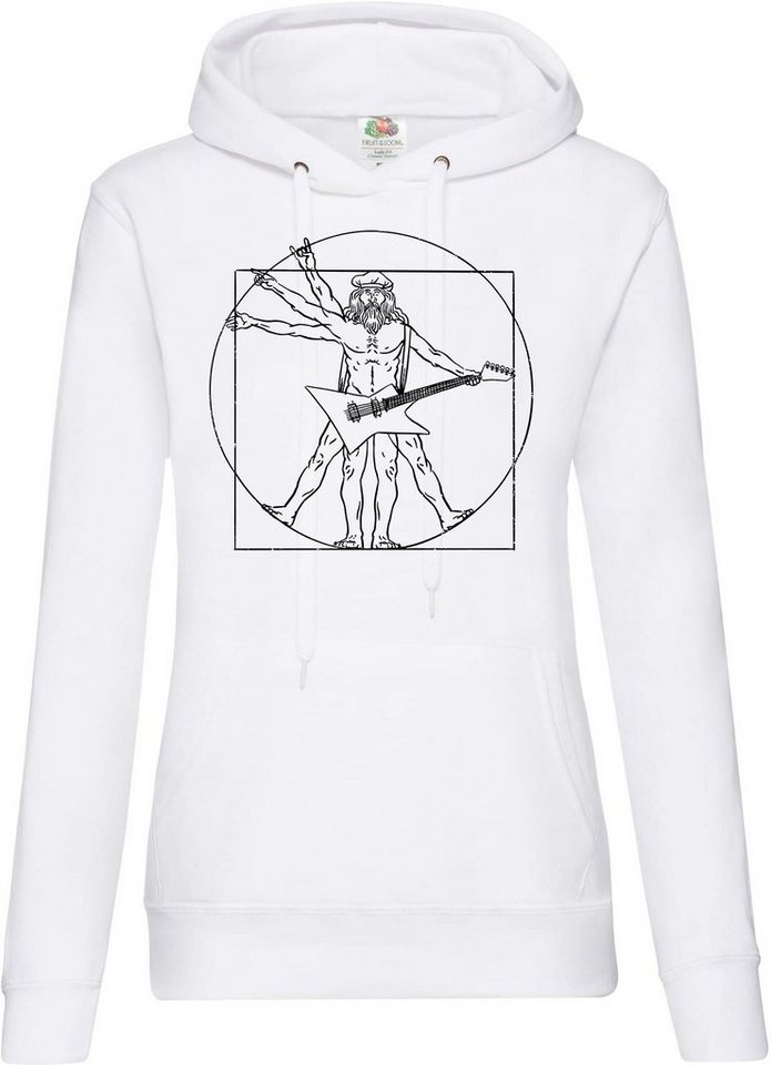 Youth Designz Kapuzenpullover Gitarre Rock N Roll Damen Hoodie Pullover mit Trendigem Frontdruck von Youth Designz